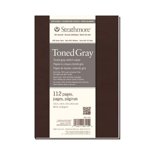 Strathmore&#xAE; 400 Series Soft Cover Toned Gray Art Journal